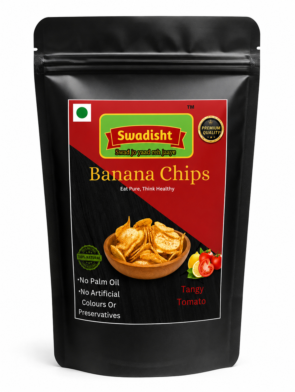 Healthy Banana Chips Tangy Tomato Flavour 85g×4